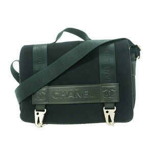 Chanel Sport Leather Felt Handbag, Black, 2-way Bag for Women, P3367940